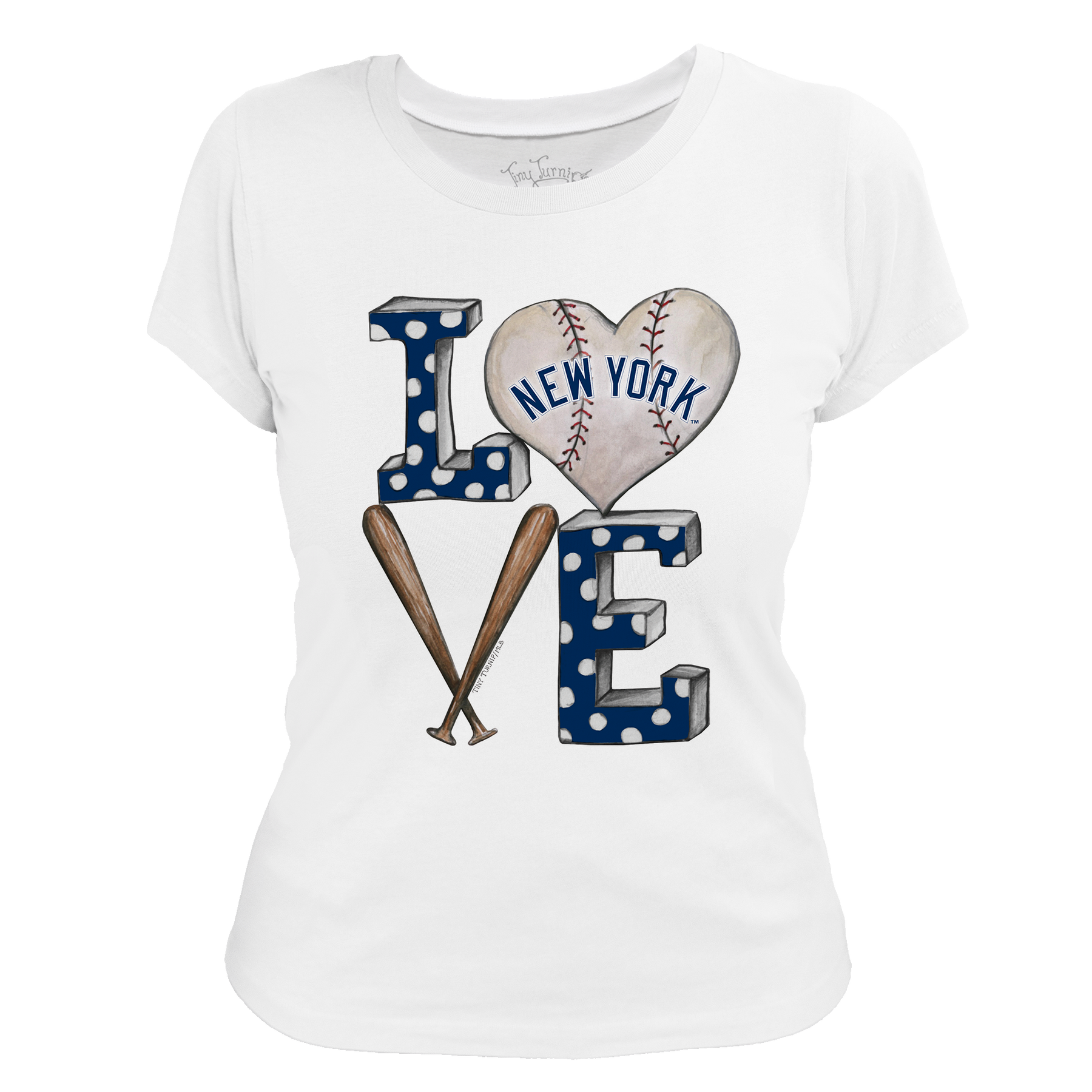 New York Yankees Baseball LOVE Tee Shirt
