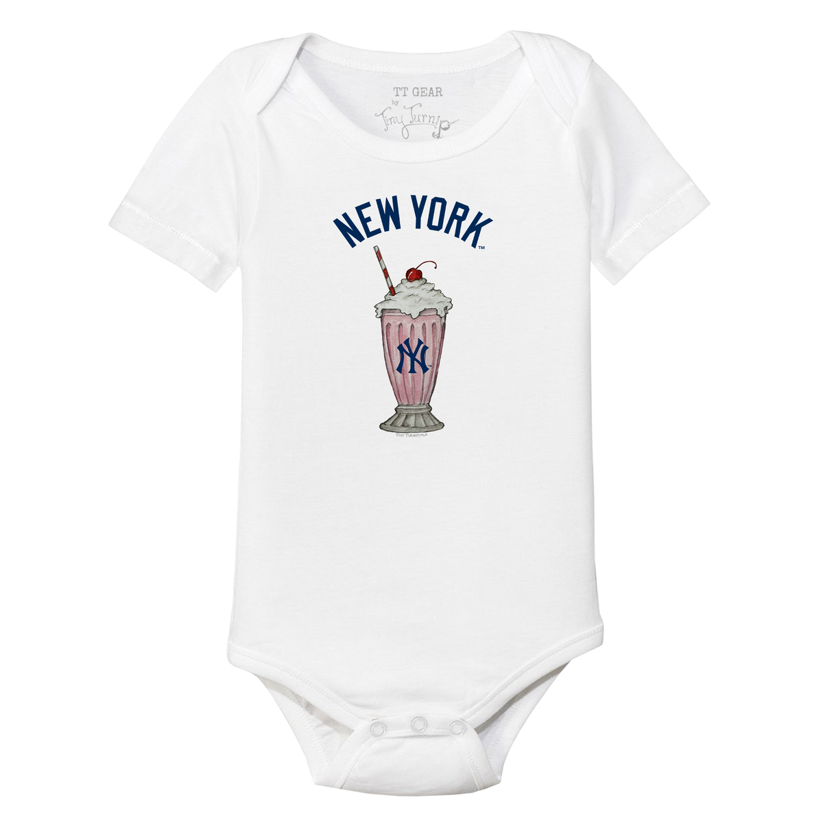 New York Yankees Milkshake Short Sleeve Snapper
