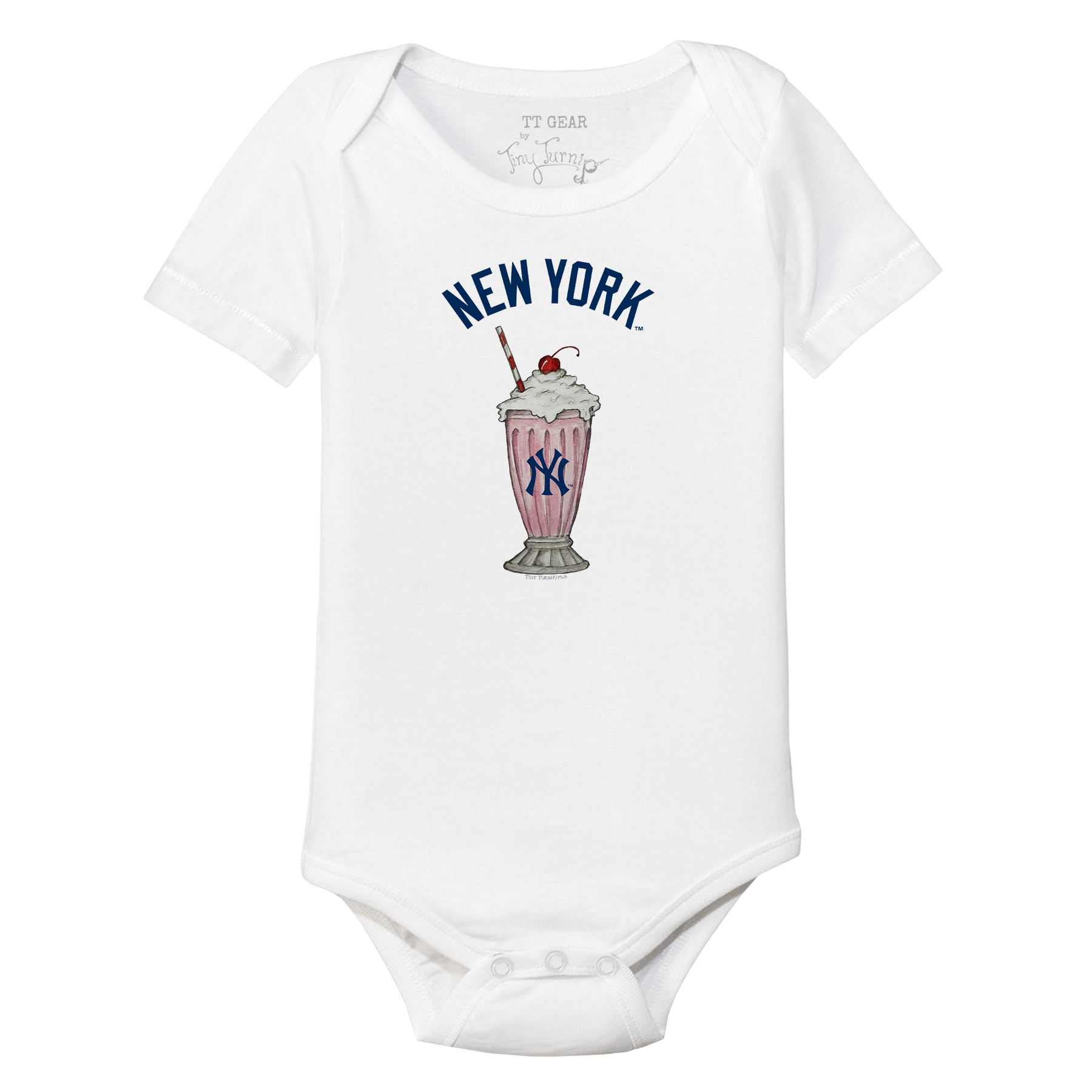 New York Yankees Milkshake Short Sleeve Snapper
