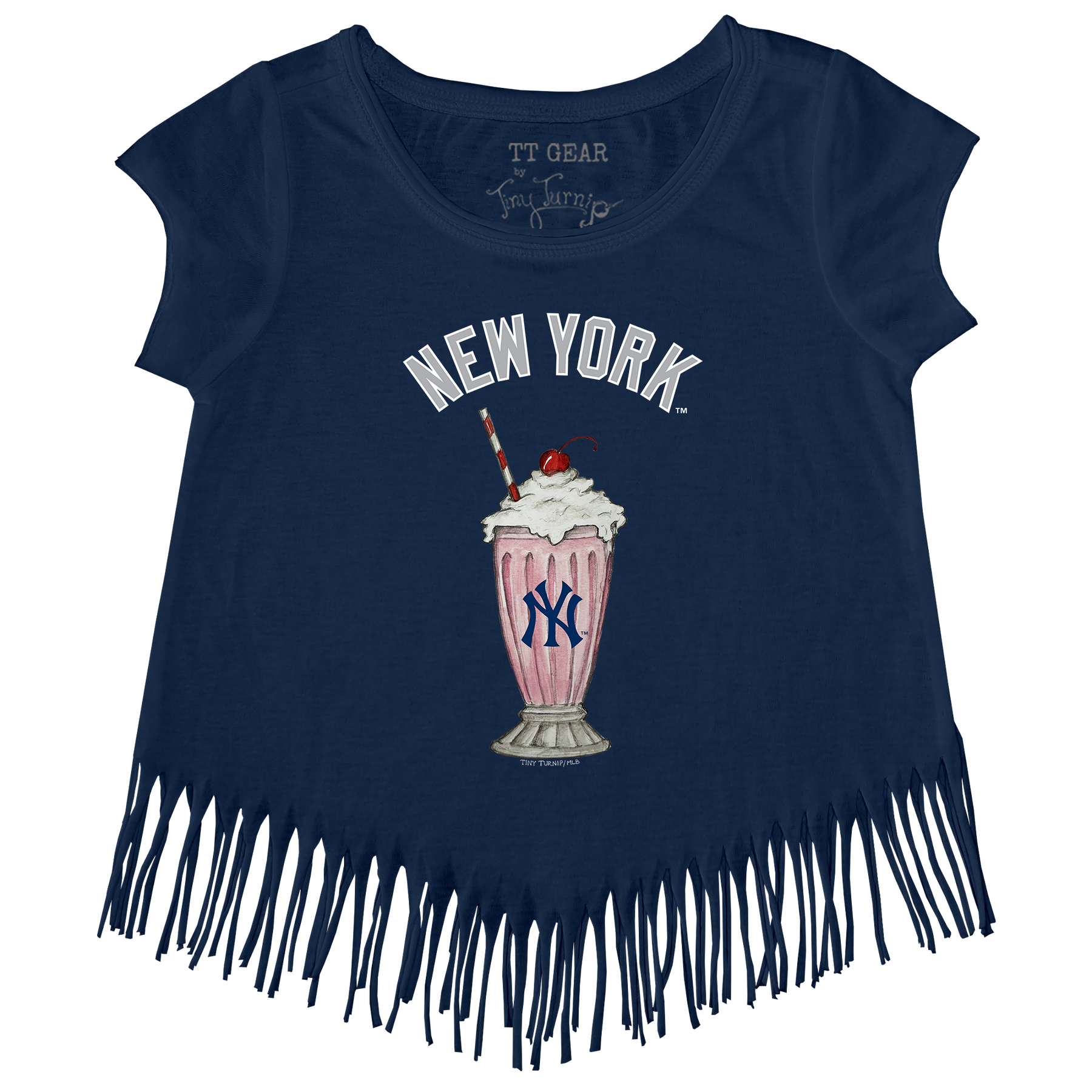 New York Yankees Milkshake Fringe Tee