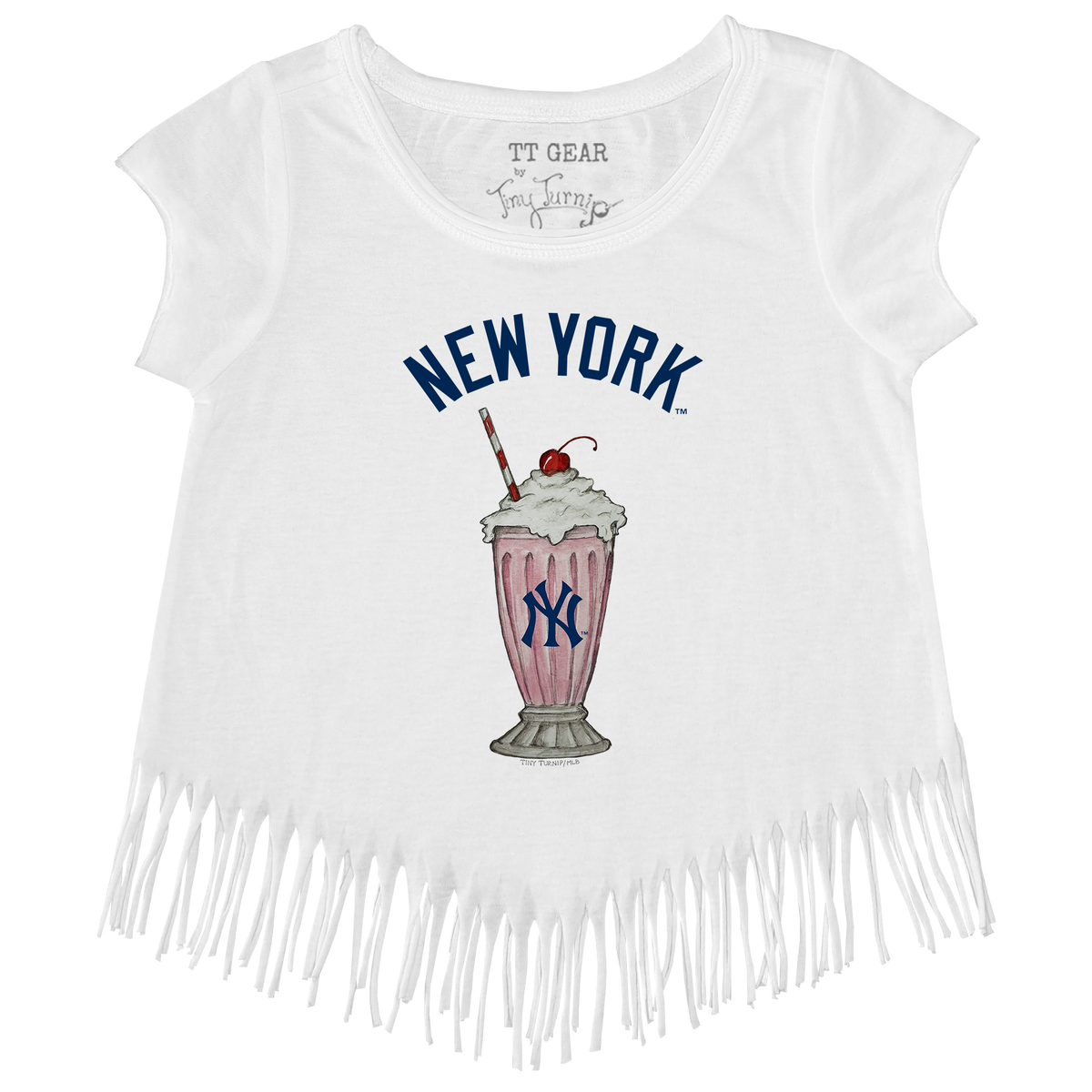 New York Yankees Milkshake Fringe Tee