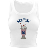 New York Yankees Milkshake Crop Tank