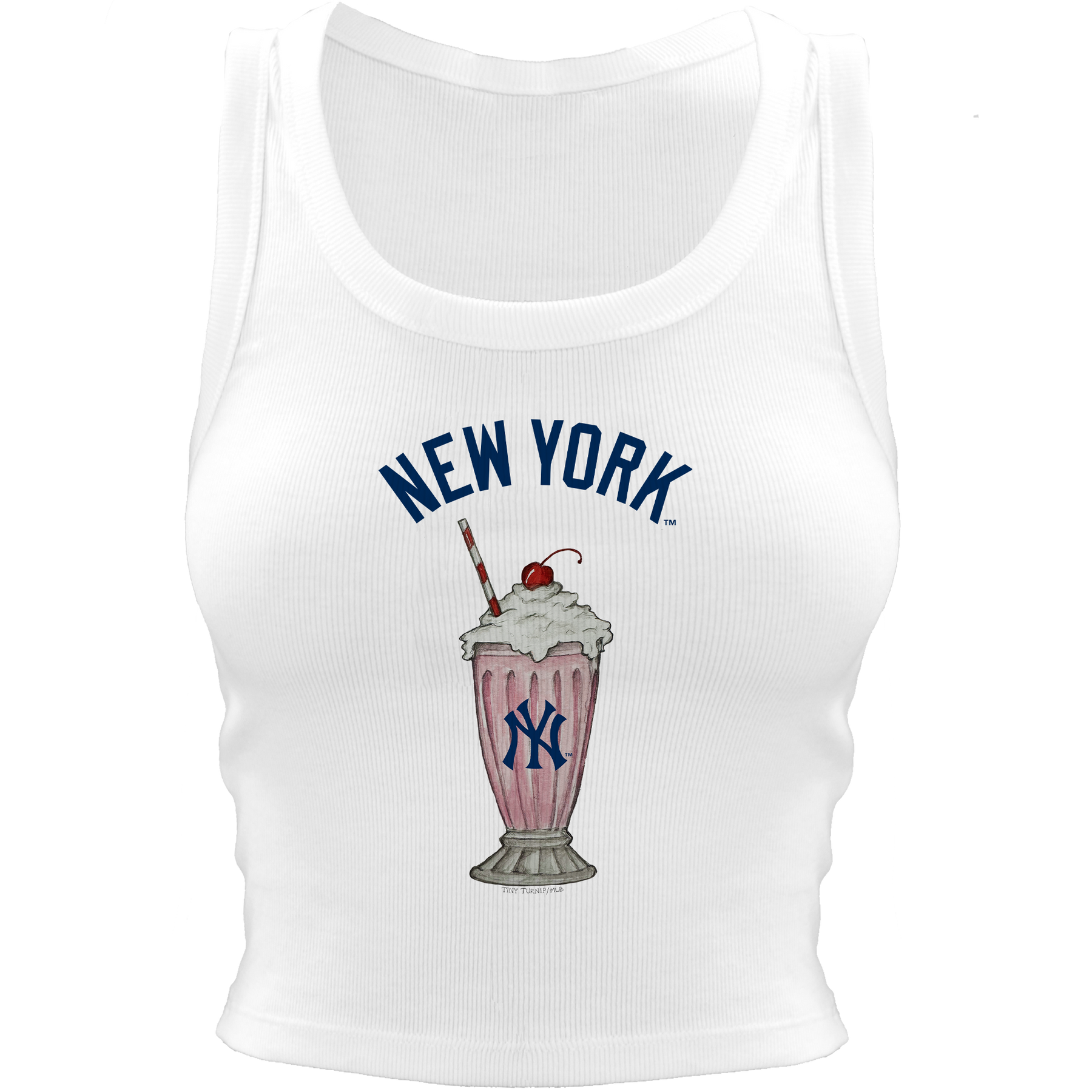 New York Yankees Milkshake Crop Tank