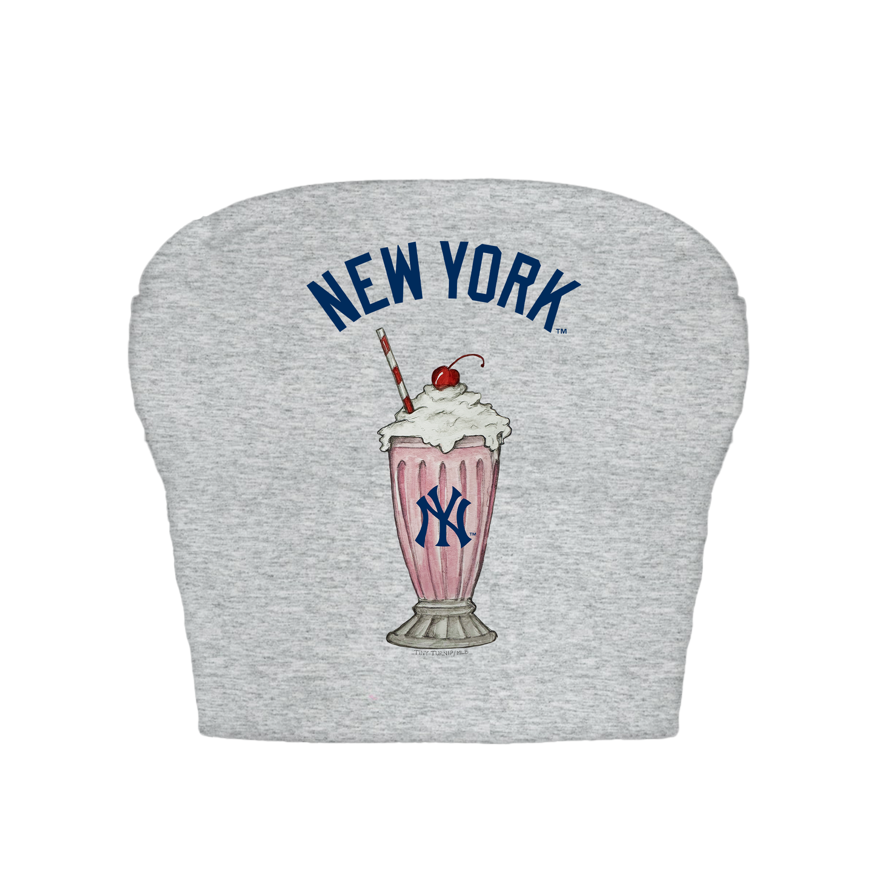 New York Yankees Milkshake Crop Tube Top