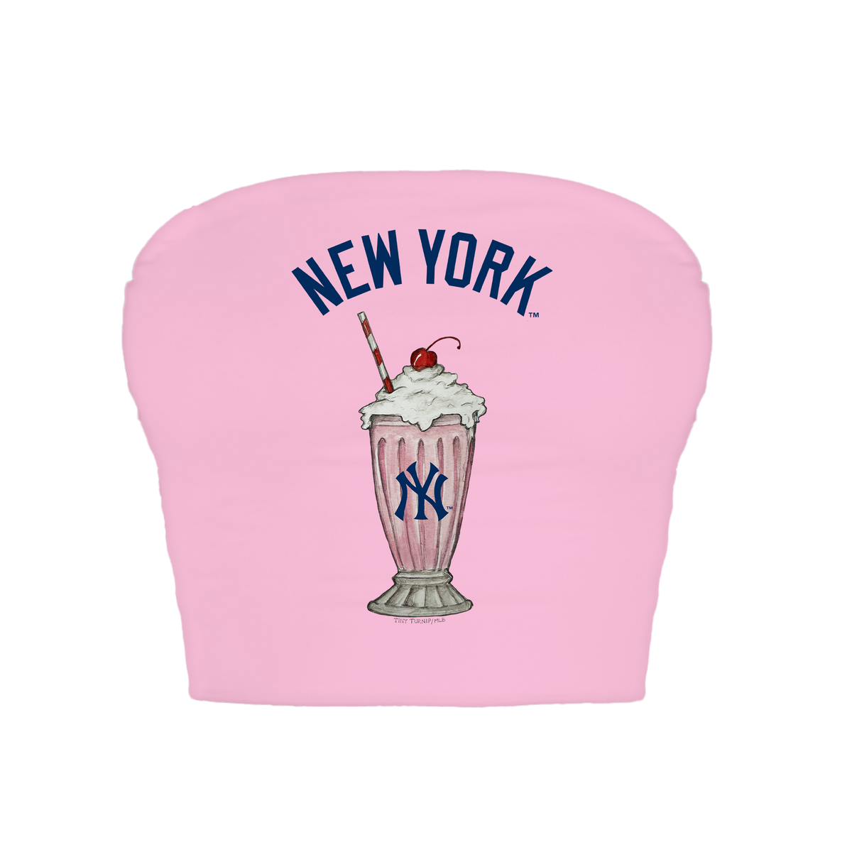 New York Yankees Milkshake Crop Tube Top