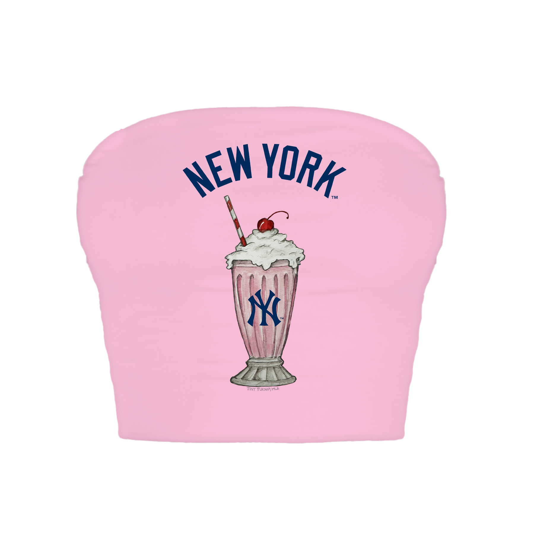 New York Yankees Milkshake Crop Tube Top