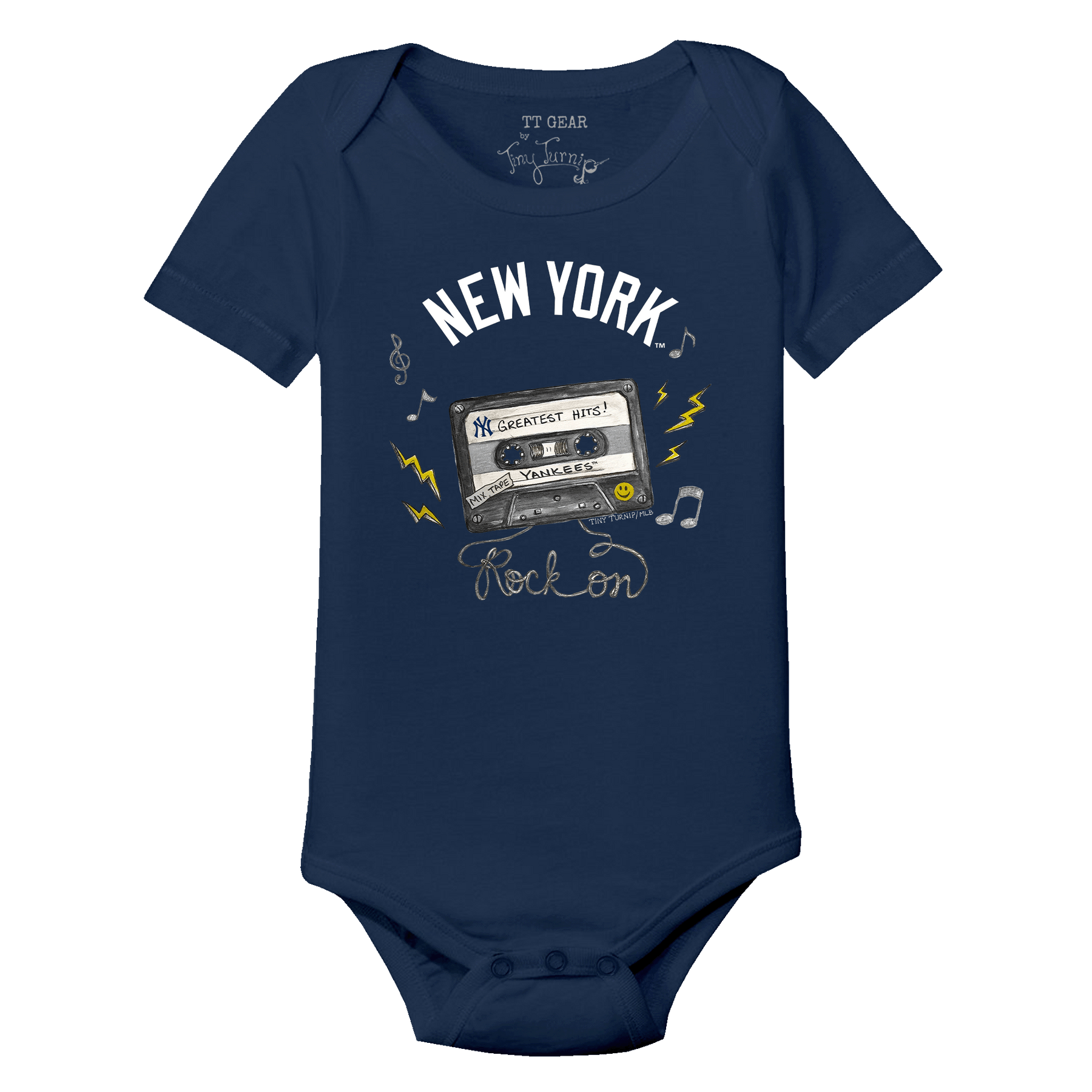 New York Yankees Mixtape Short Sleeve Snapper