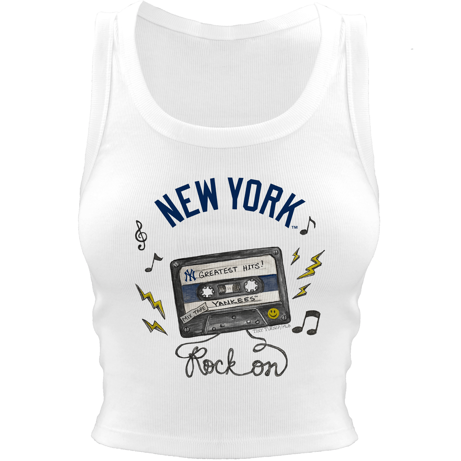 New York Yankees Mixtape Crop Tank