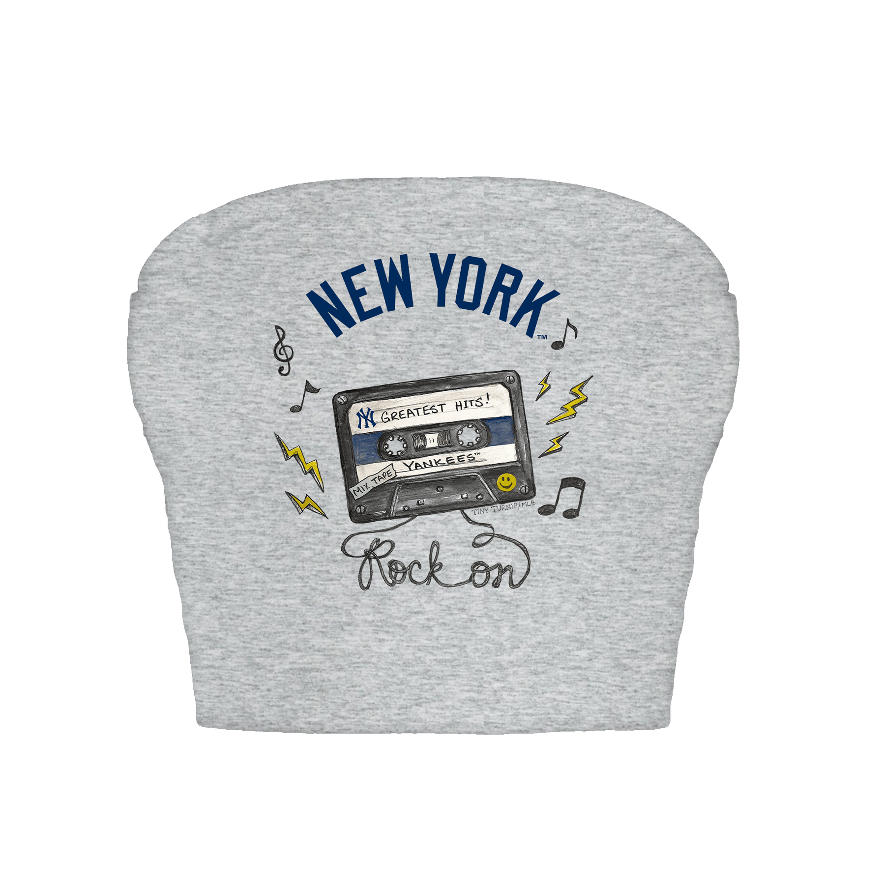 New York Yankees Mixtape Crop Tube Top