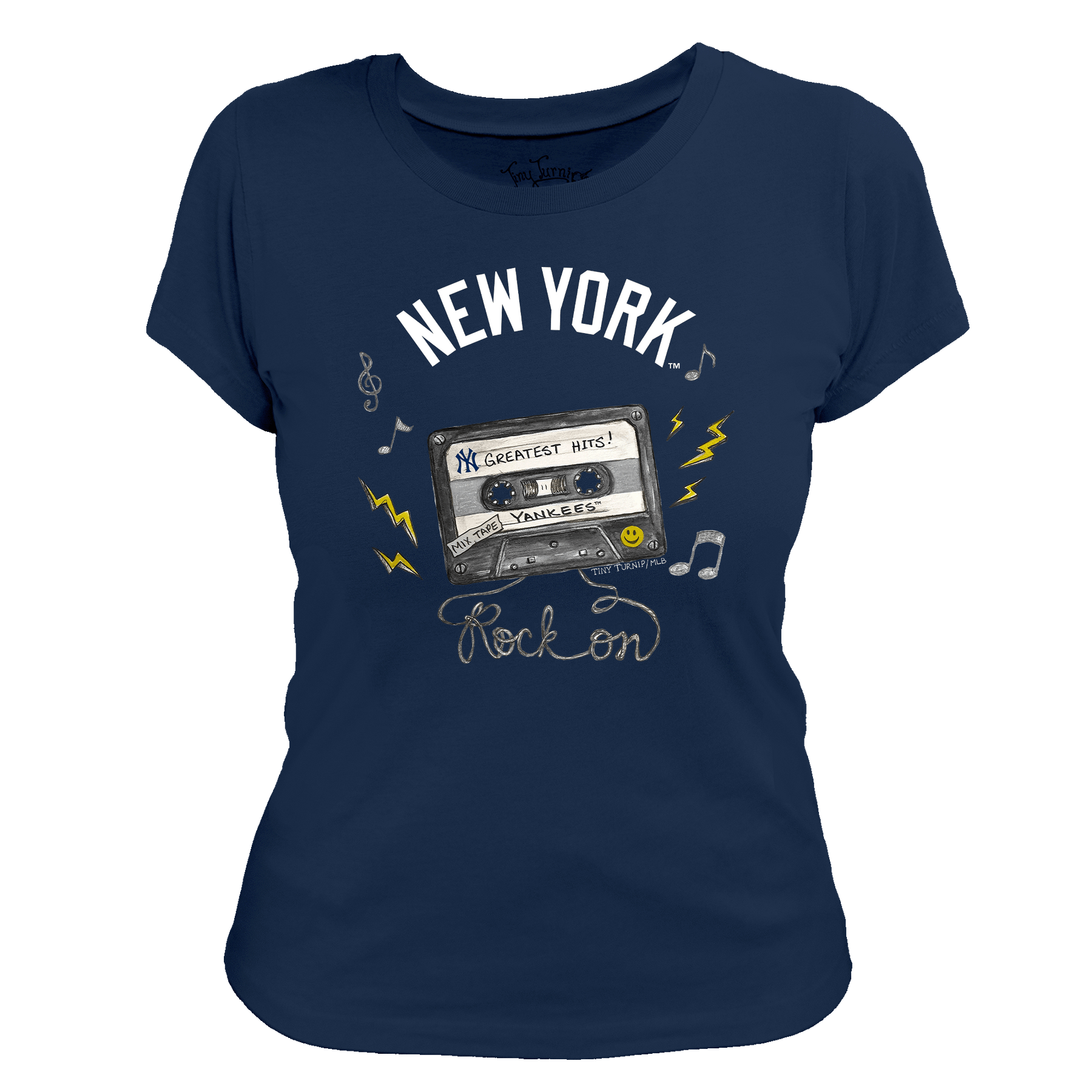 New York Yankees Mixtape Women's Tee Shirt