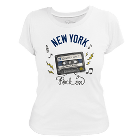 New York Yankees Mixtape Women's Tee Shirt