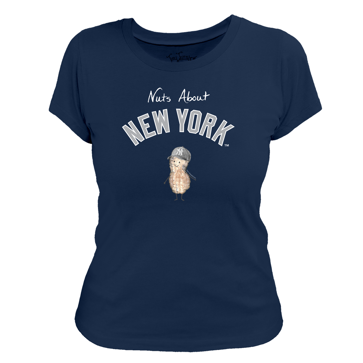 New York Yankees Nuts About Yankees Women's Tee Shirt - Tiny Turnip