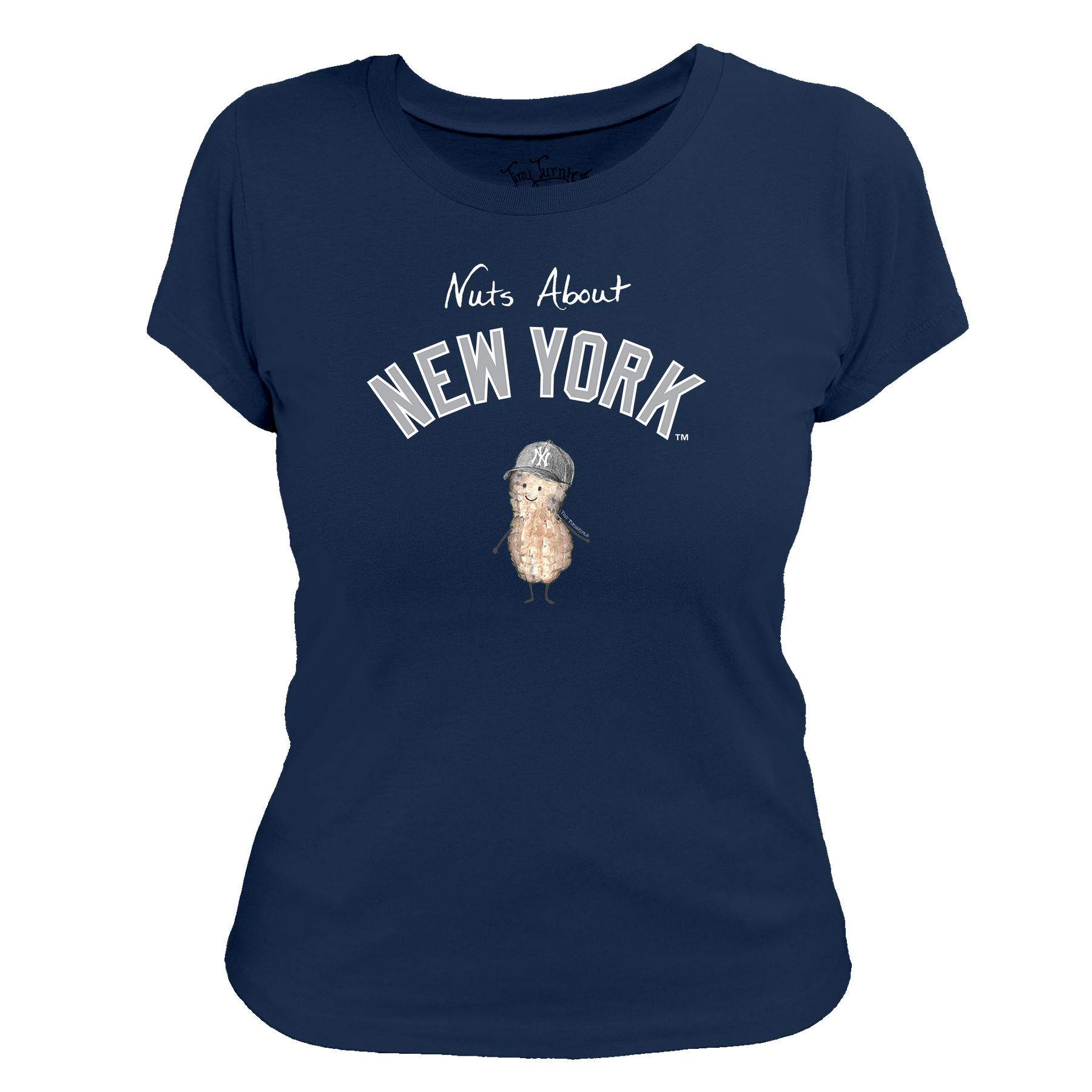 New York Yankees Nuts About Yankees Women's Tee Shirt - Tiny Turnip