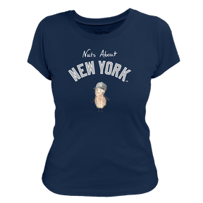 New York Yankees Nuts About Yankees Women's Tee Shirt - Tiny Turnip