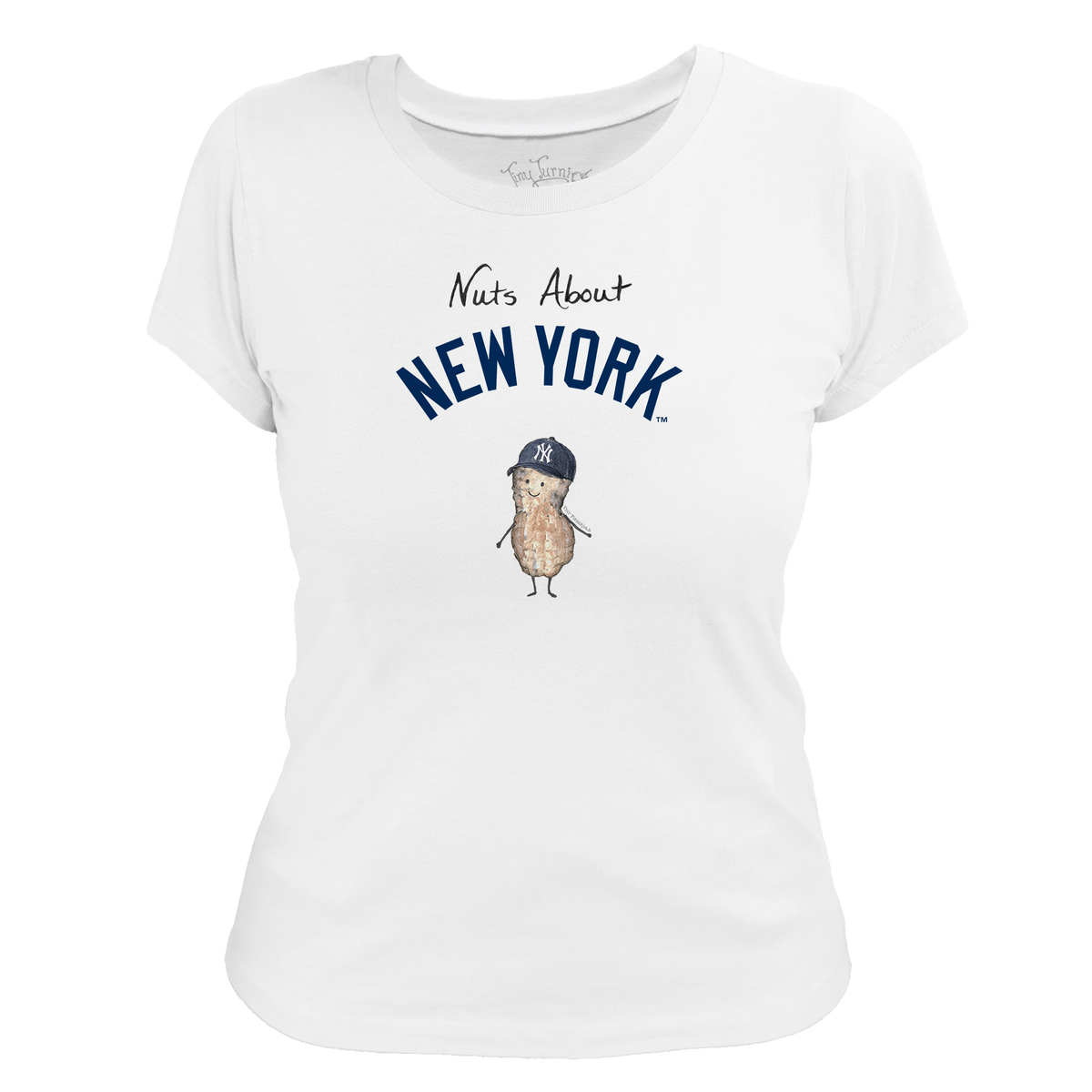 New York Yankees Nuts About Yankees Women's Tee Shirt - Tiny Turnip