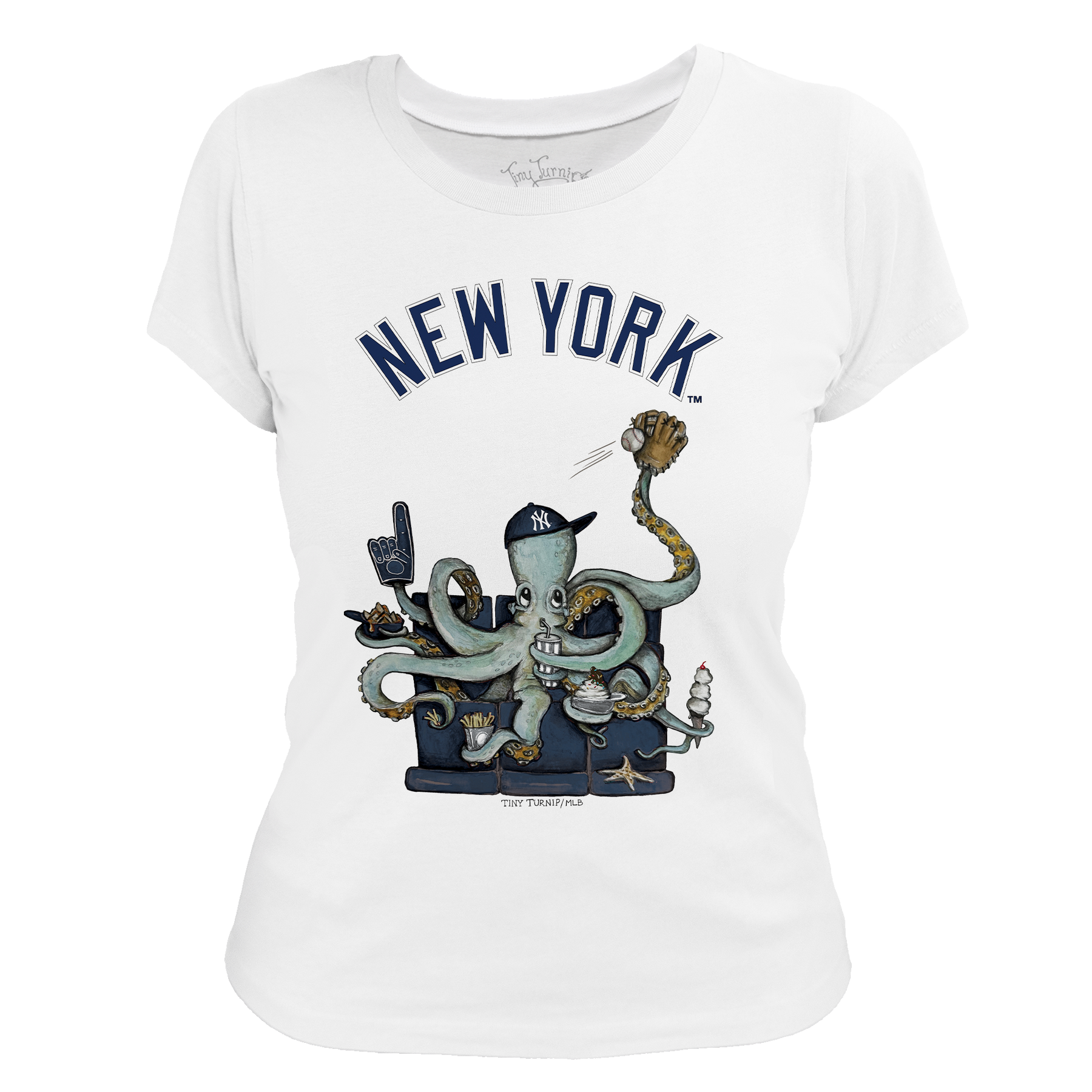 New York Yankees Octopus Tee Shirt
