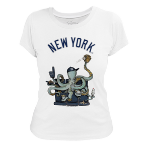 New York Yankees Octopus Tee Shirt