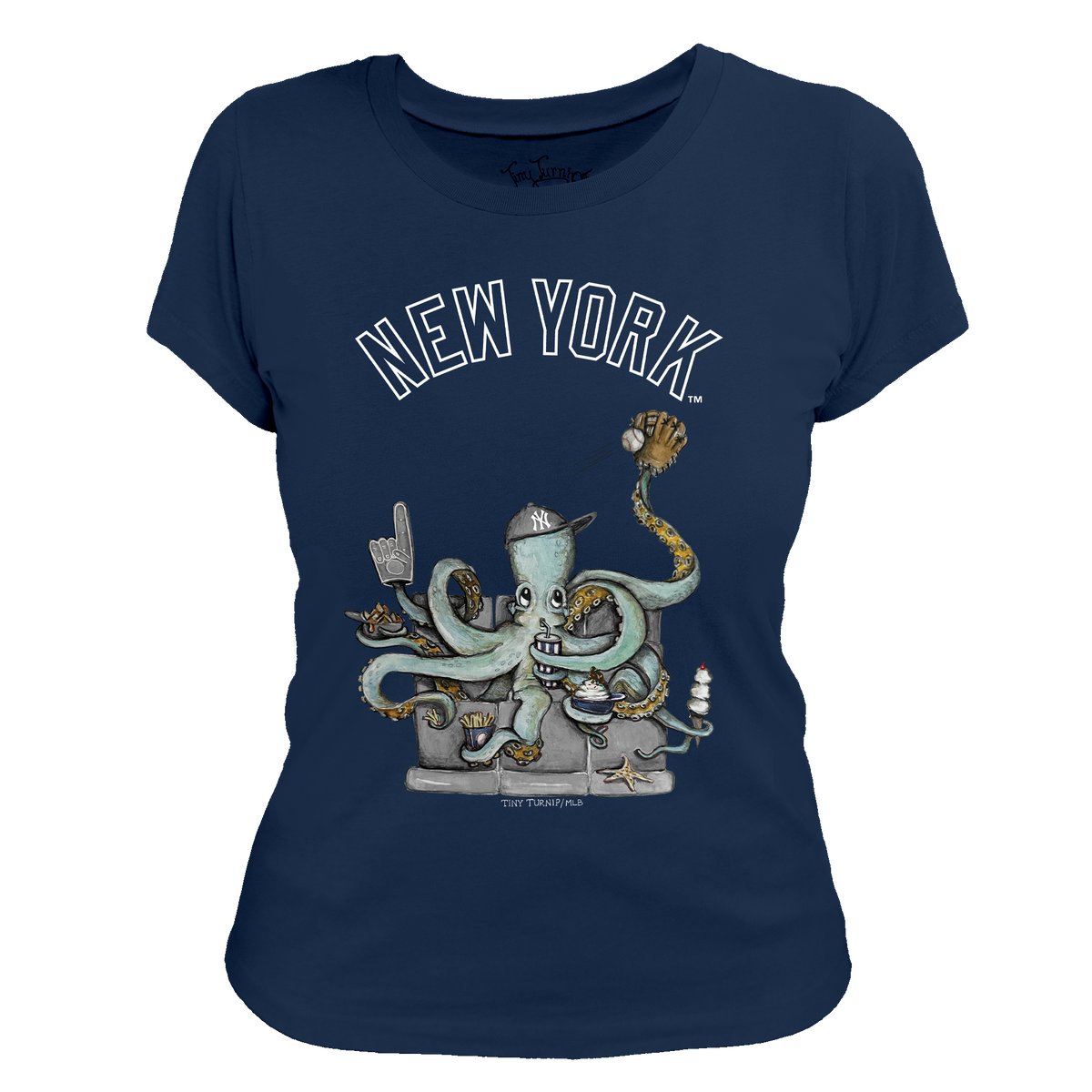 New York Yankees Octopus Tee Shirt