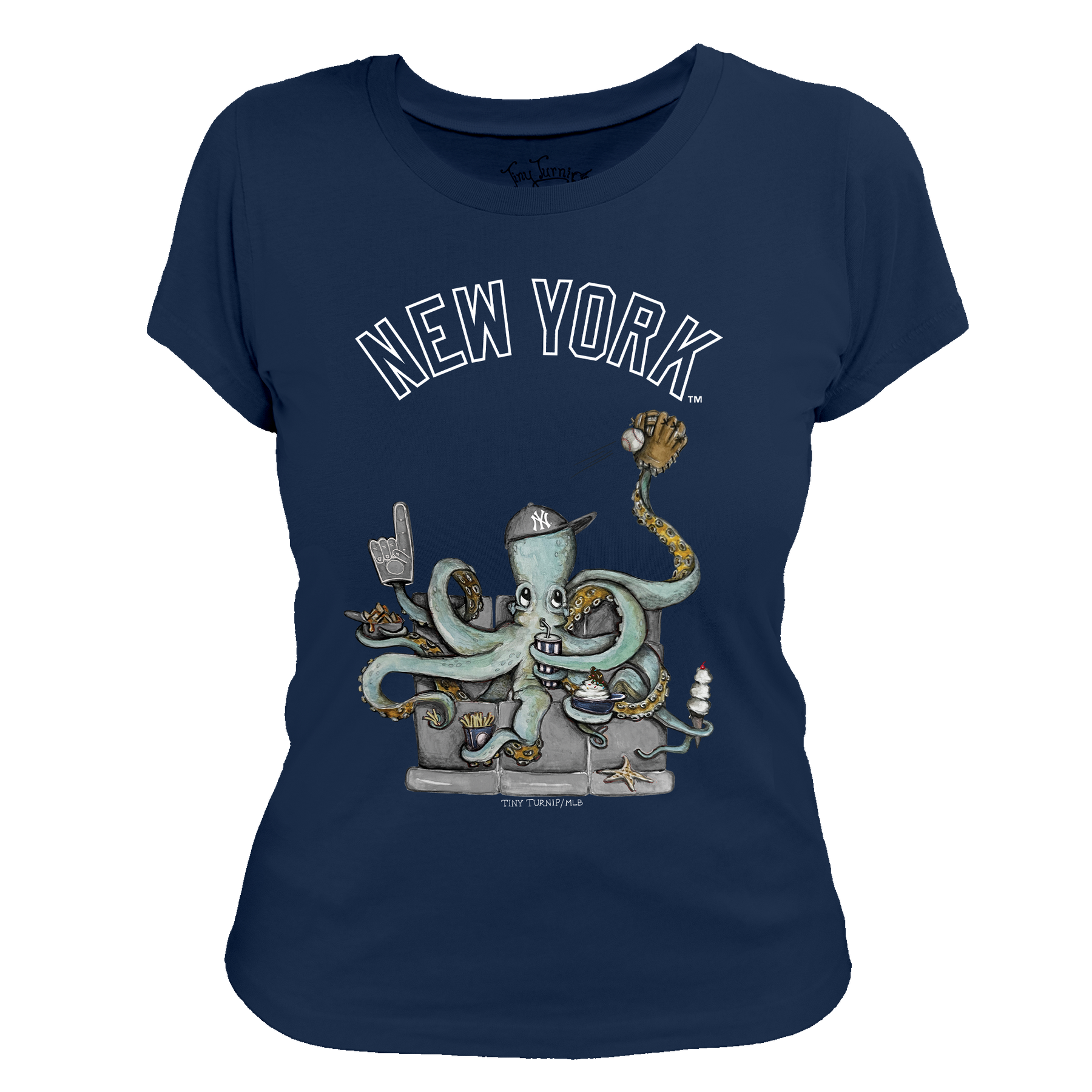 New York Yankees Octopus Tee Shirt