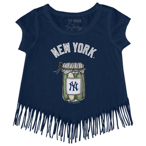 New York Yankees Pickle Jar Fringe Tee