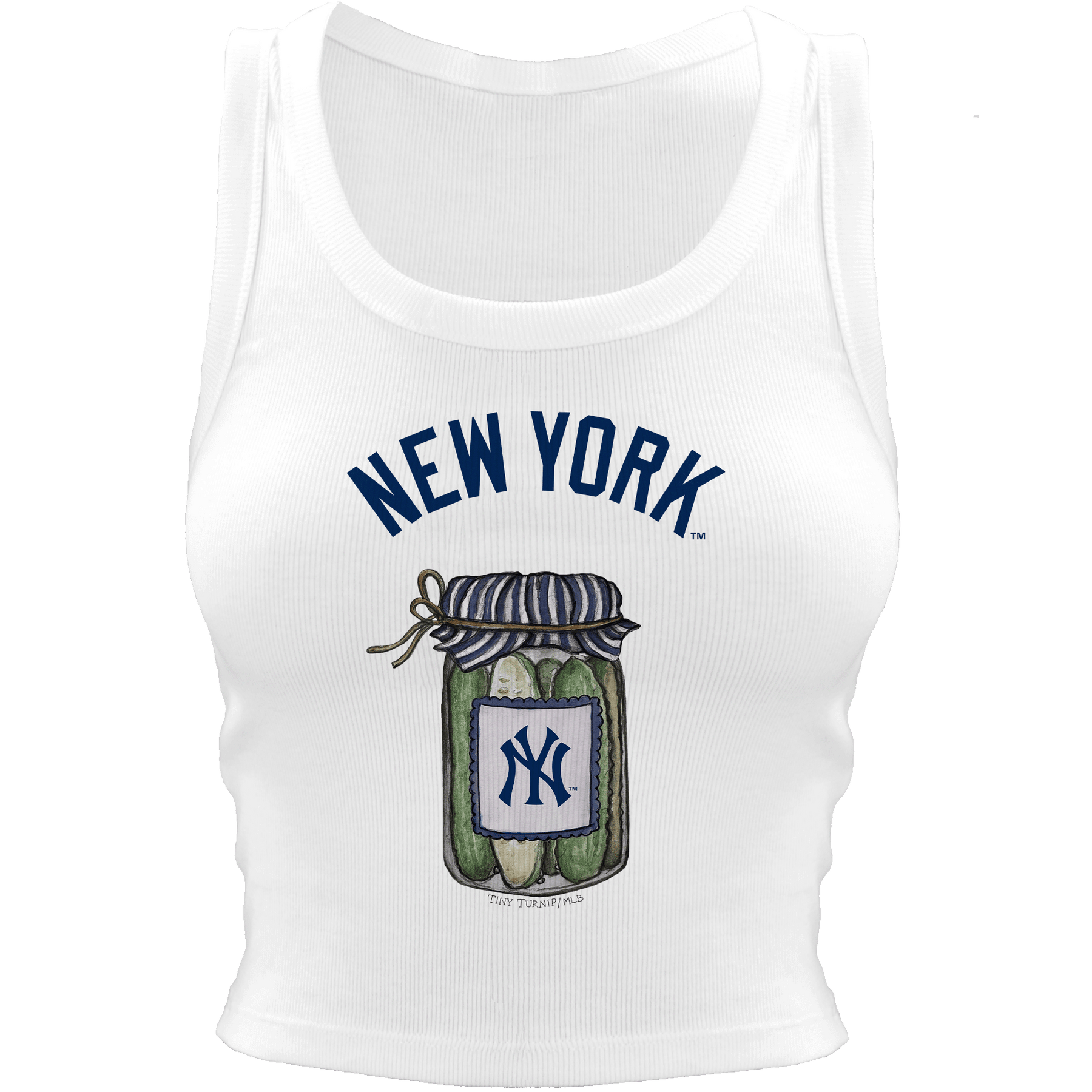 New York Yankees Pickle Jar Crop Tank