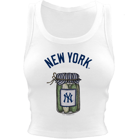 New York Yankees Pickle Jar Crop Tank