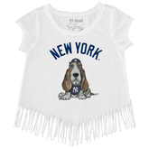 New York Yankees Puddy Fringe Tee - Tiny Turnip