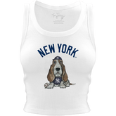 New York Yankees Puddy Crop Tank - Tiny Turnip