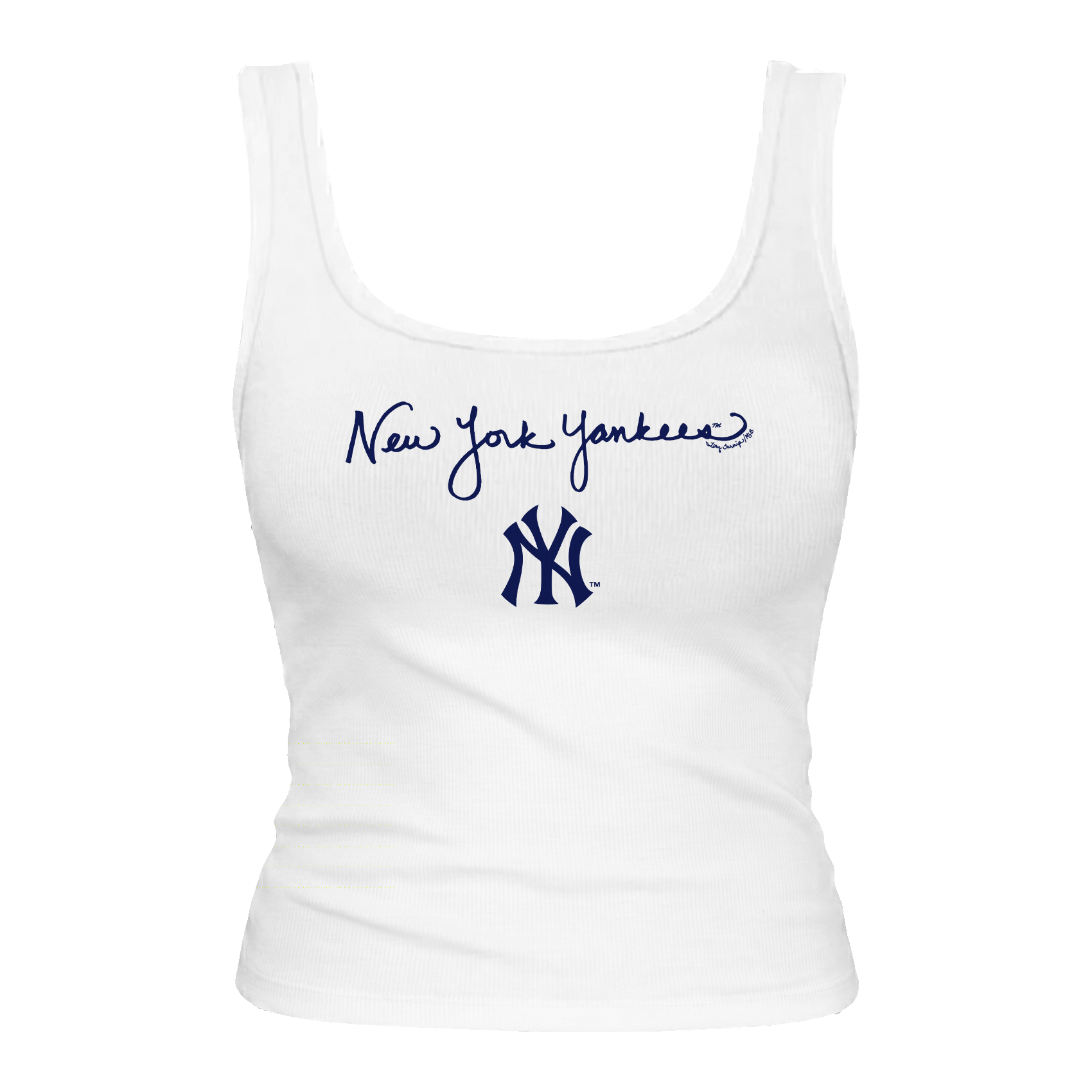 New York Yankees Logo Script Emmy Tank
