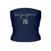 New York Yankees Logo Script Tube Top - Tiny Turnip