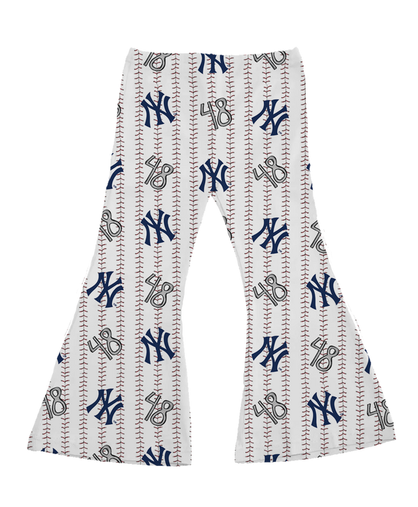 VIP MLB Signature Stitch w/ Number, Logo - Flare Pants - Tiny Turnip