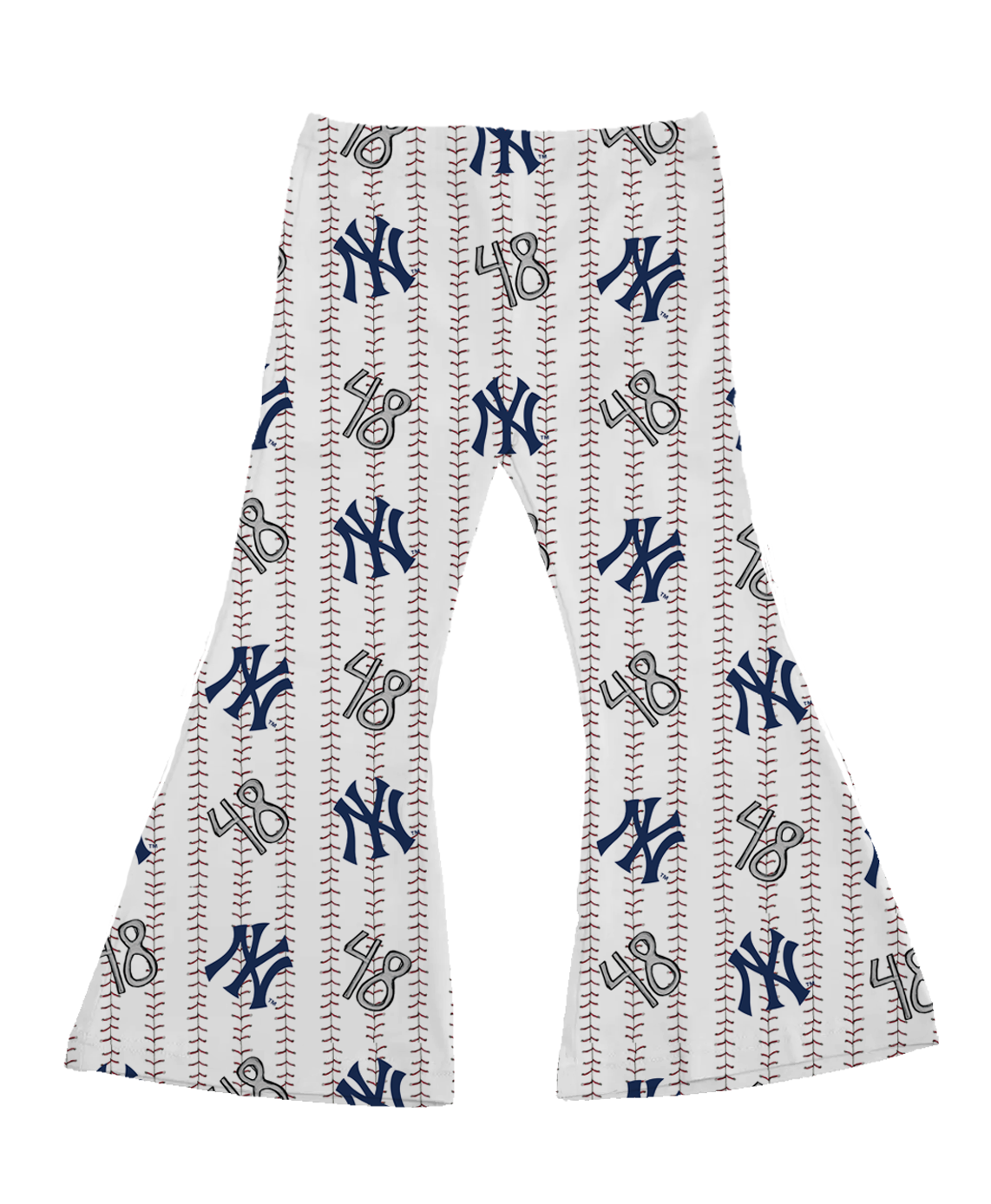 VIP MLB Signature Stitch w/ Number, Logo - Flare Pants - Tiny Turnip