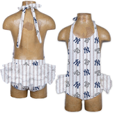 VIP MLB Signature Stitch w/ Number, Logo - Ruffle Romper - Tiny Turnip