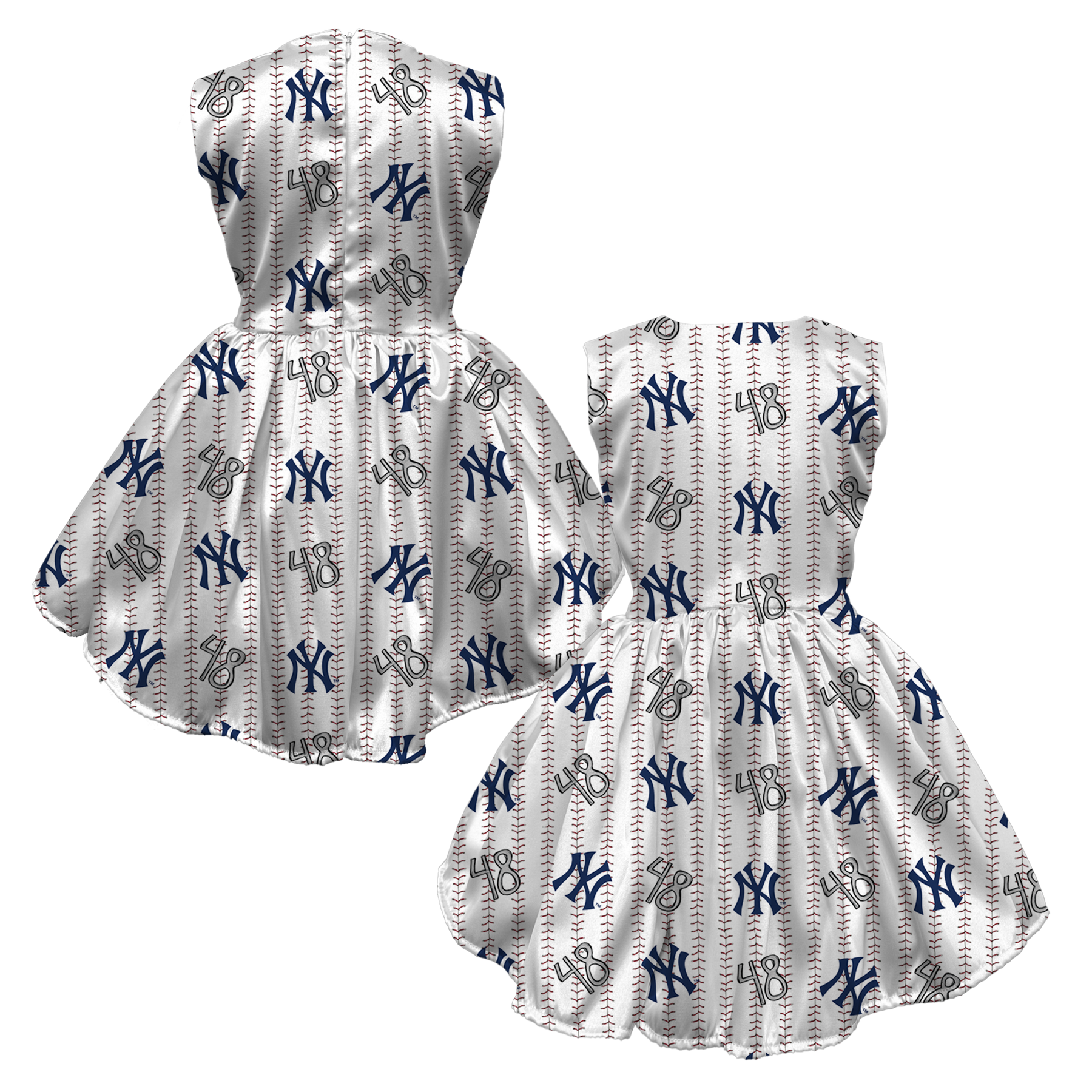 VIP MLB Signature Stitch w/ Number, Logo - Sassy In Satin - Tiny Turnip