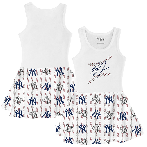 VIP MLB Signature Stitch w/ Number, Logo - Tank Swing Dress - Tiny Turnip