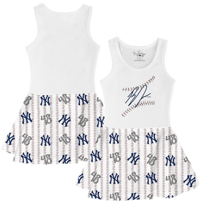 VIP MLB Signature Stitch w/ Number, Logo - Tank Swing Dress - Tiny Turnip