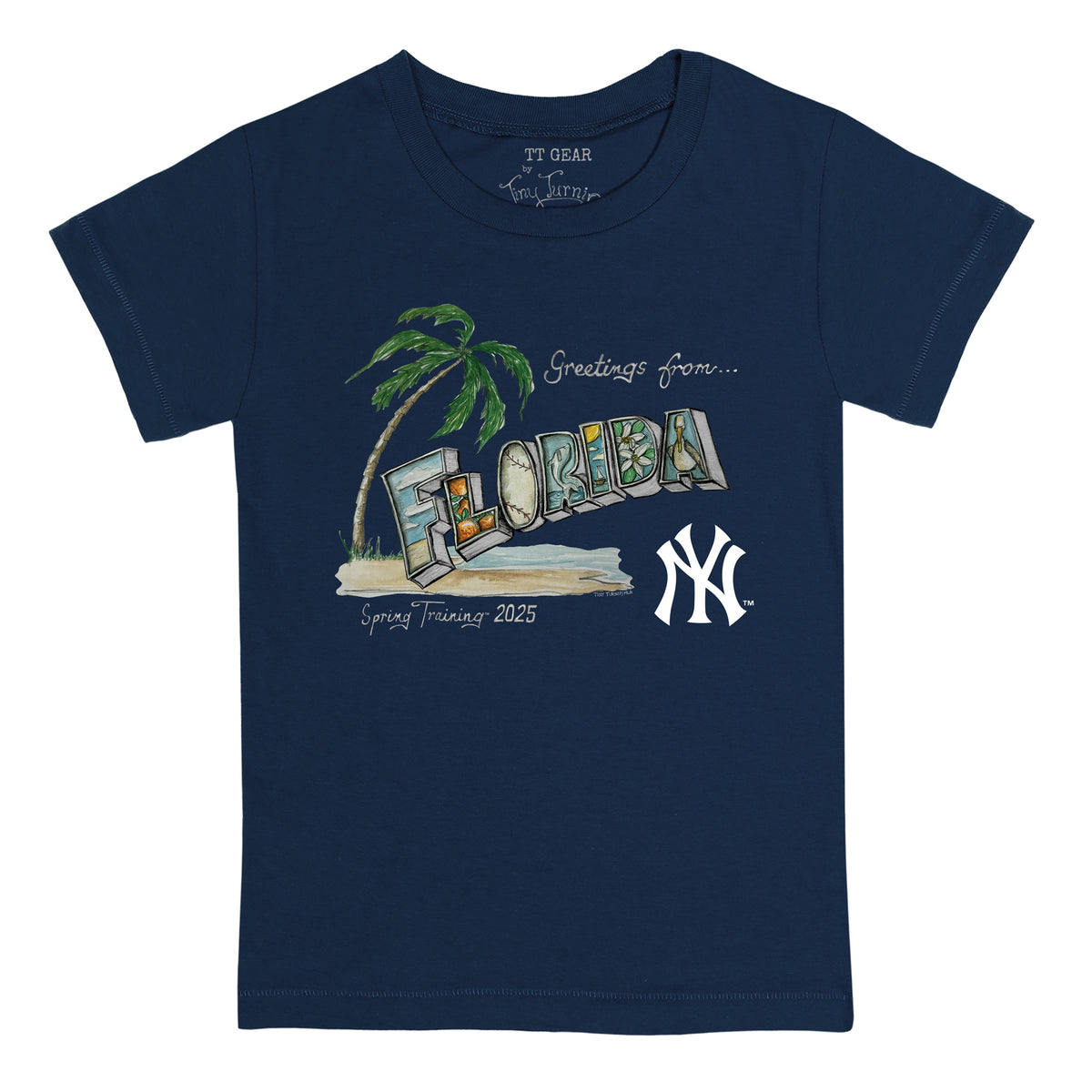 New York Yankees Spring Training 2025 Tee Shirt | Tiny Turnip