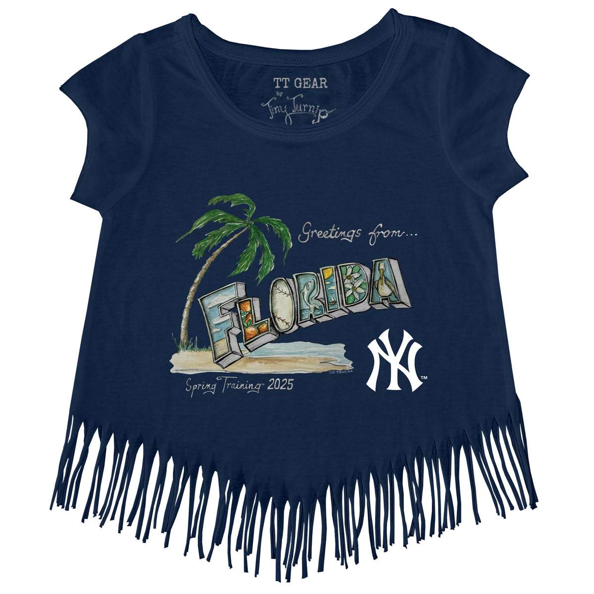 New York Yankees Spring Training 2025 Fringe Tee