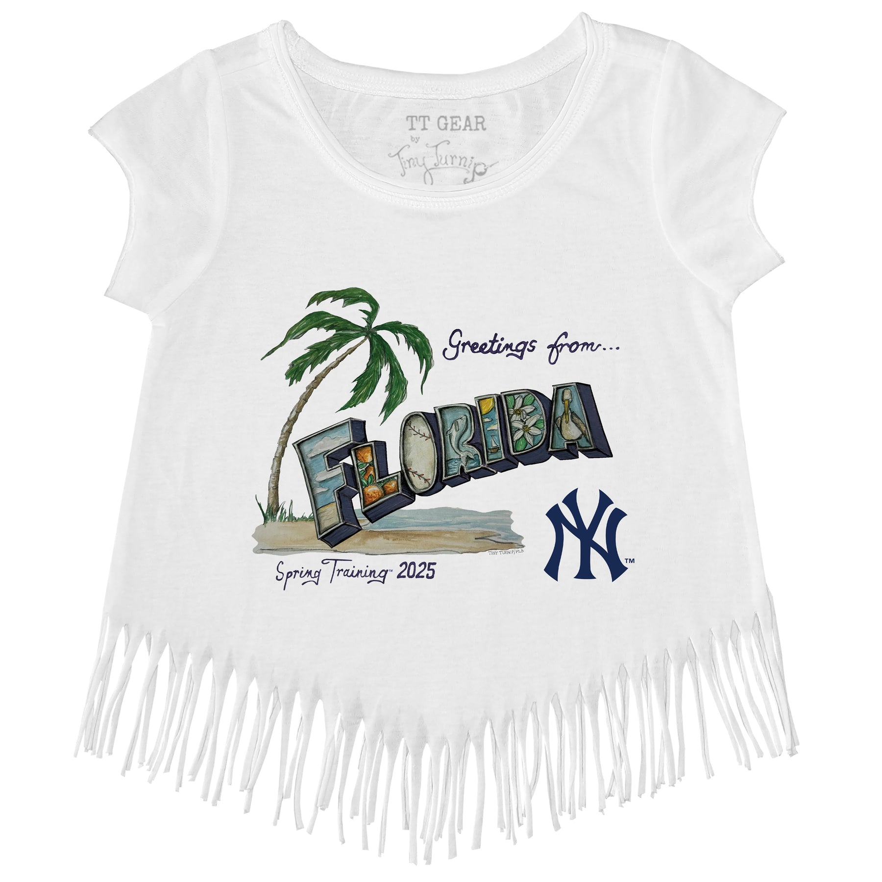 New York Yankees Spring Training 2025 Fringe Tee