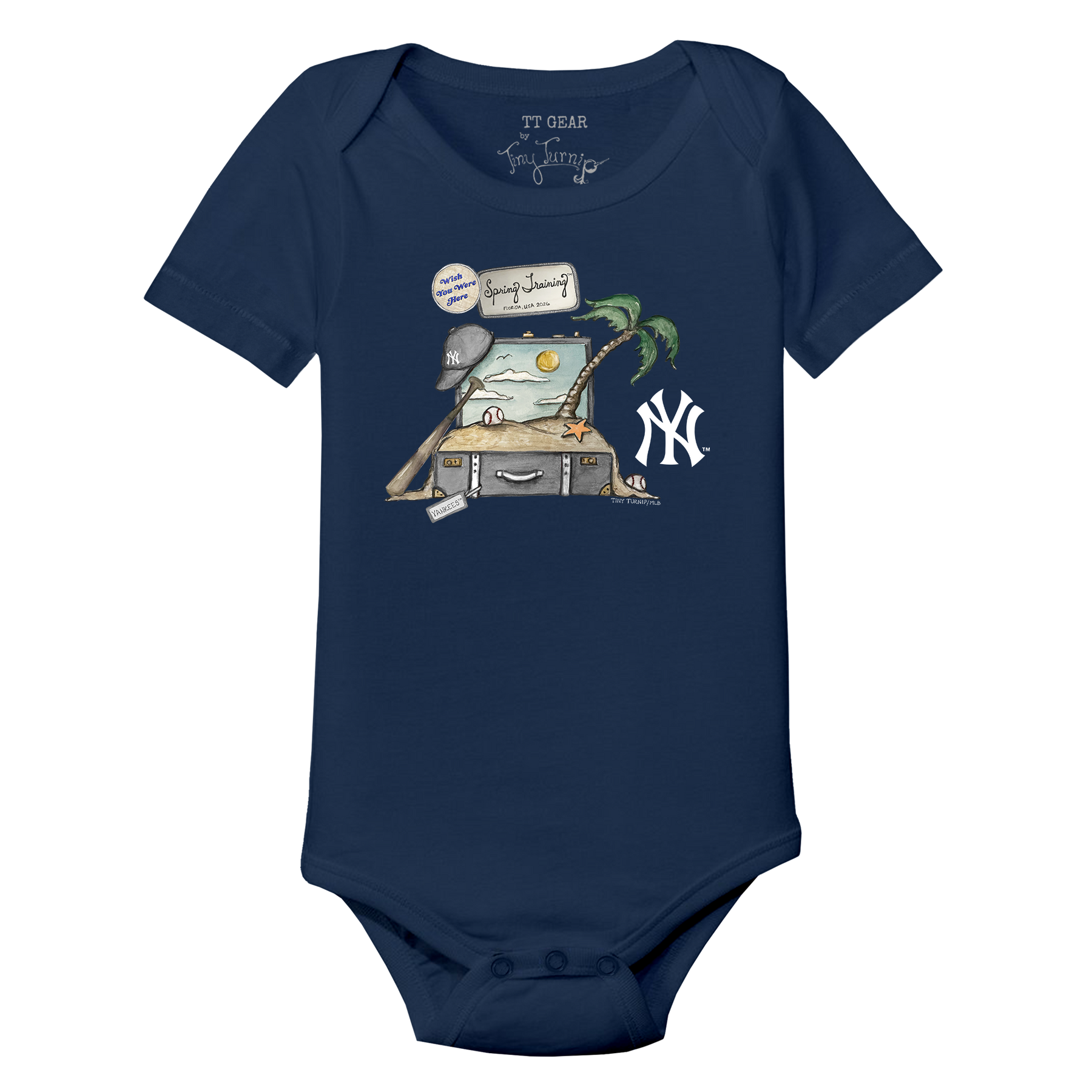 New York Yankees Spring Training 2026 Short Sleeve Snapper - Tiny Turnip