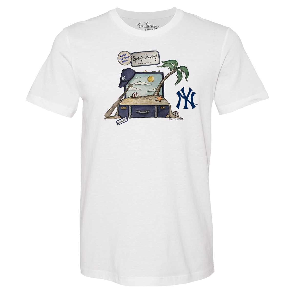 New York Yankees Spring Training 2026 Unisex Tee Shirt– Tiny Turnip New York Yankees Spring Training 2026 Unisex Tee Shirt– Tiny Turnip