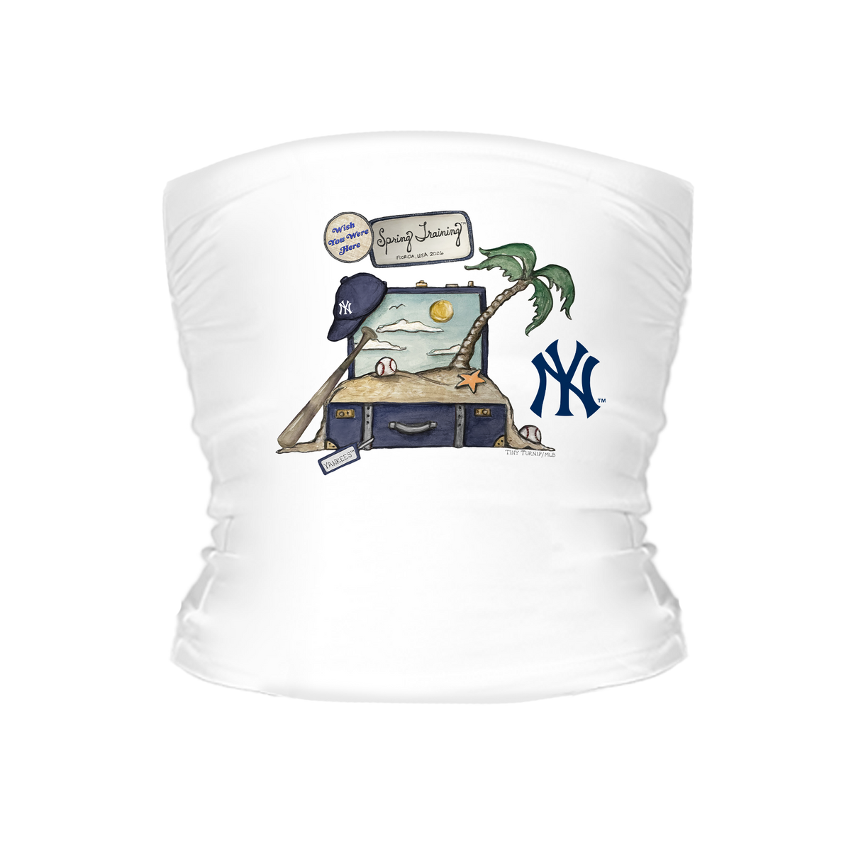 New York Yankees Spring Training 2026 Tube Top - Tiny Turnip