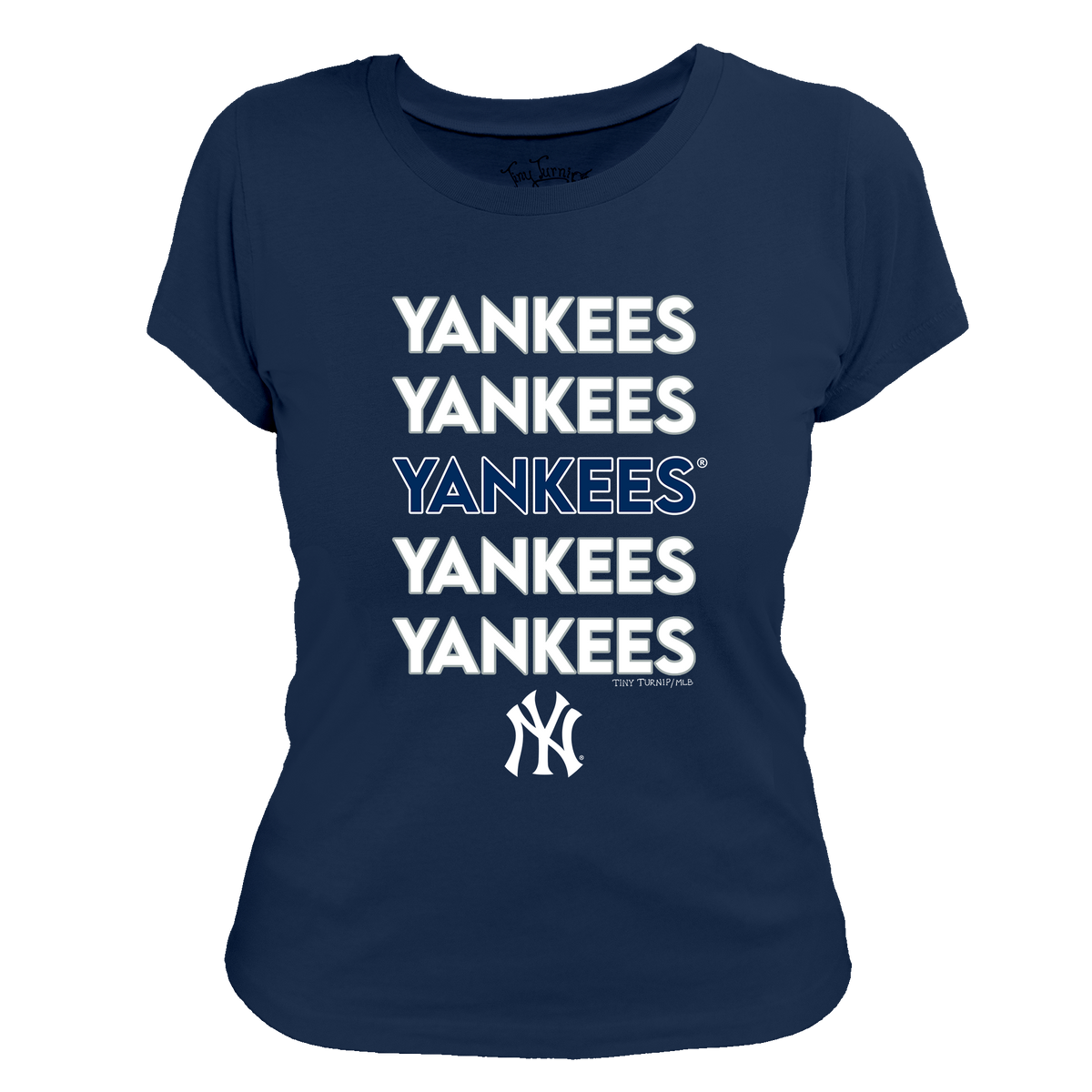 New York Yankees Stacked Tee Shirt