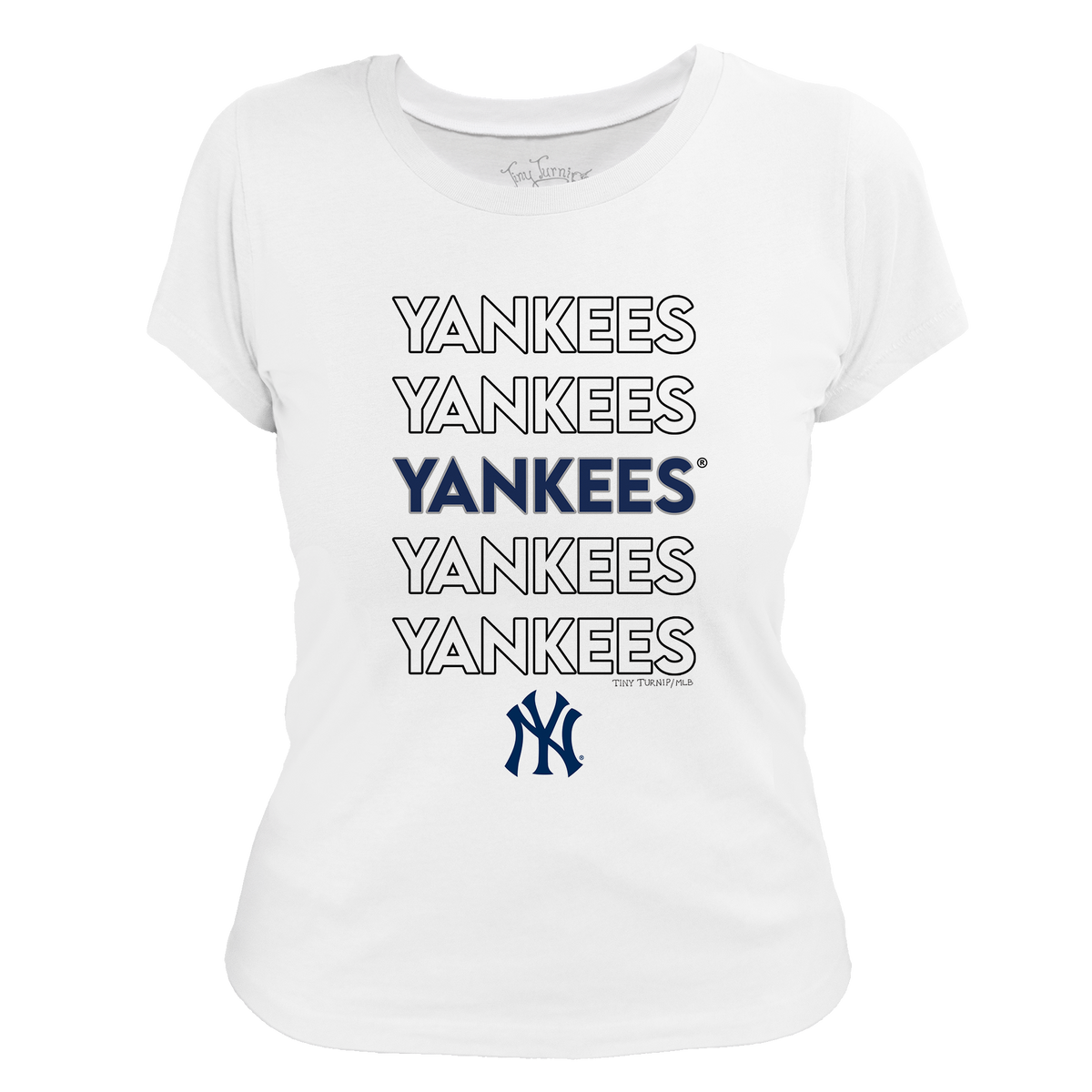 New York Yankees Stacked Tee Shirt