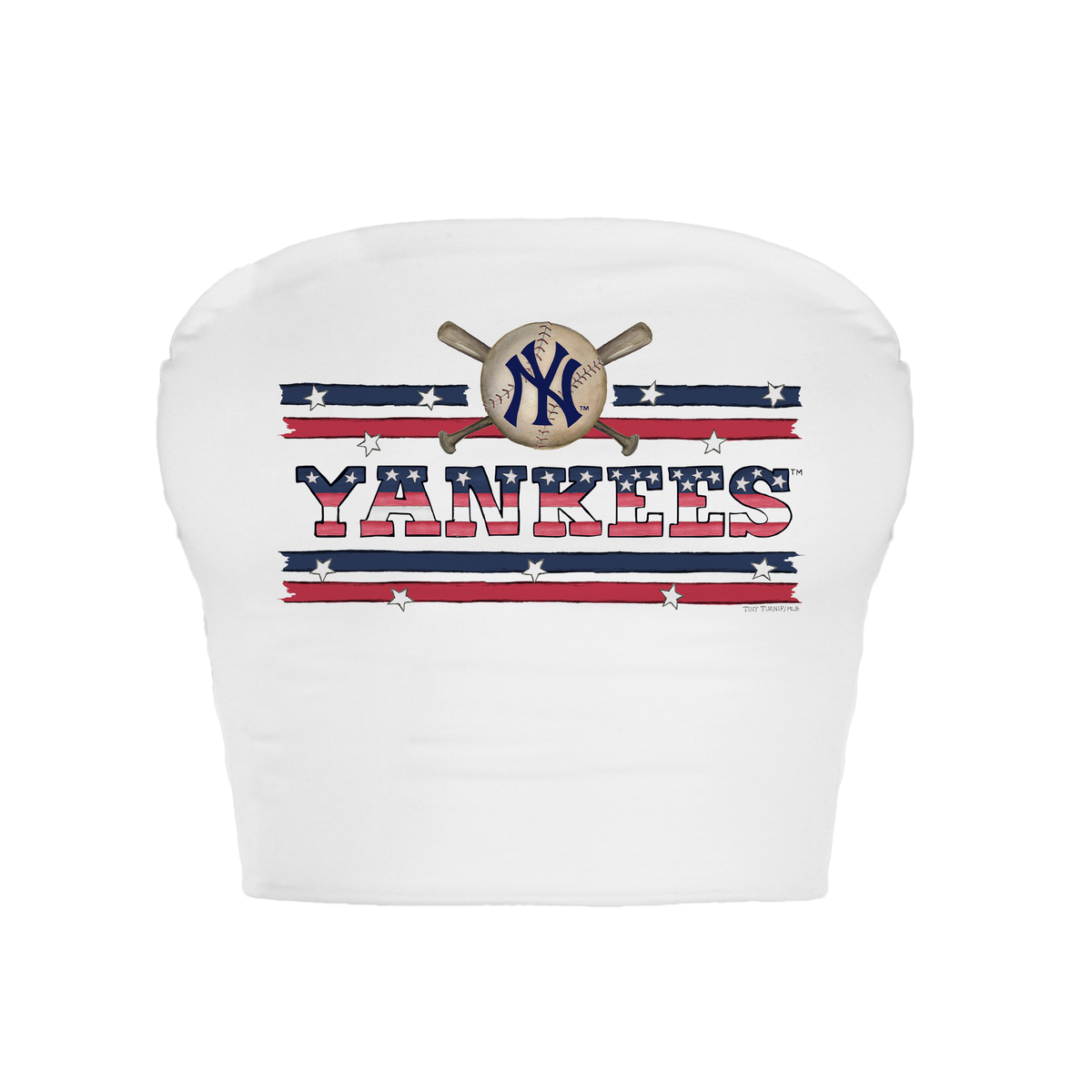New York Yankees Stars and Stripes Crop Tube Top