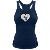New York Yankees Stitched Heart Classic Tank - Tiny Turnip