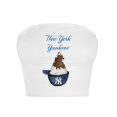 New York Yankees Sundae Helmet Crop Tube Top