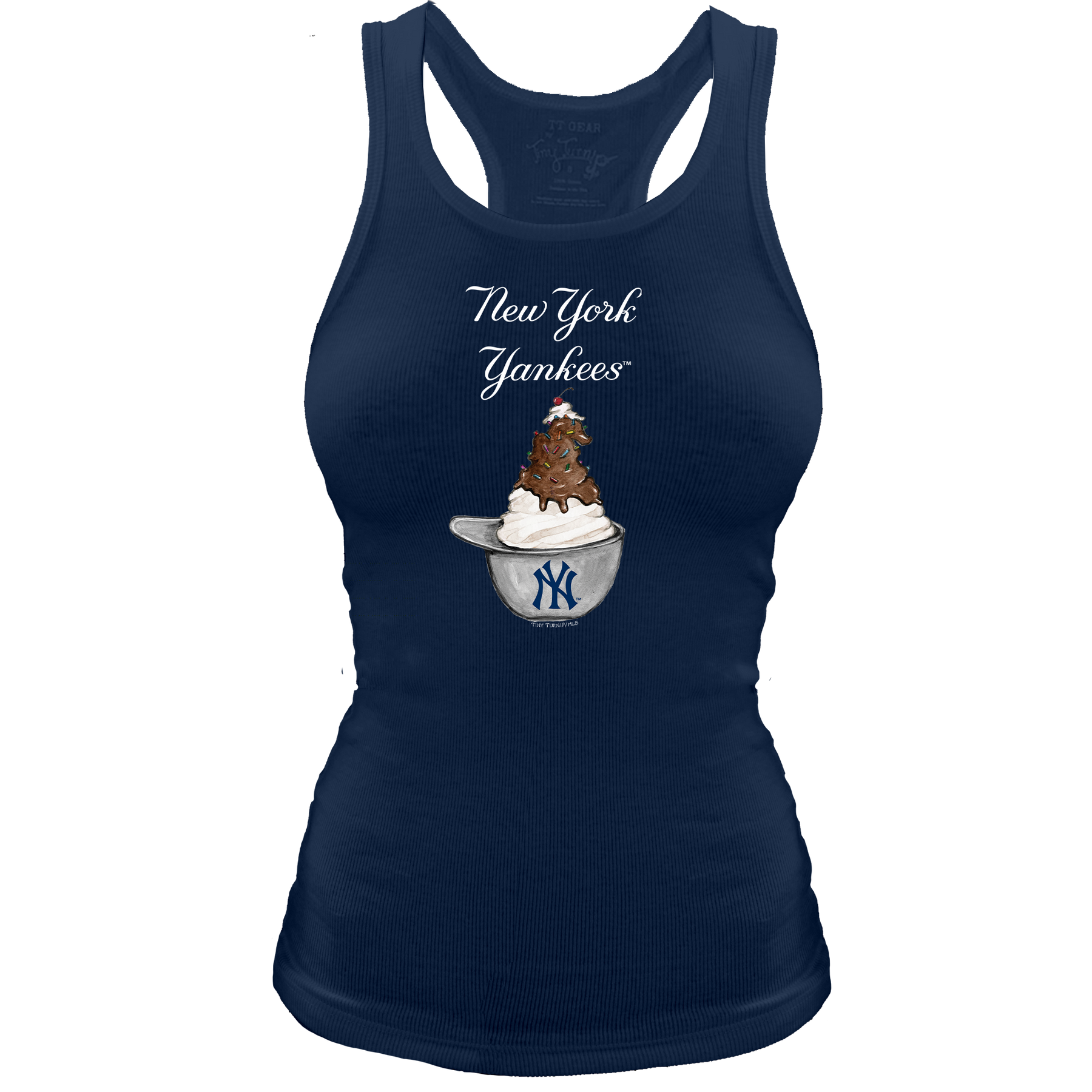 New York Yankees Sundae Helmet Classic Tank - Tiny Turnip