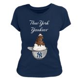 New York Yankees Sundae Helmet Women's Tee Shirt