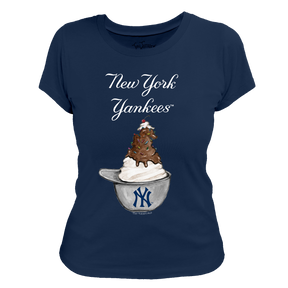 New York Yankees Sundae Helmet Women's Tee Shirt